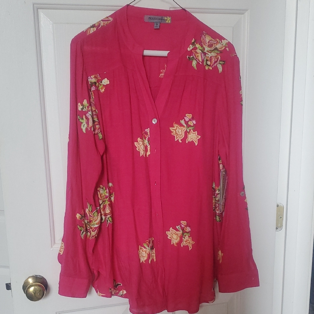 Bloomingdales Embroidered Blouse
